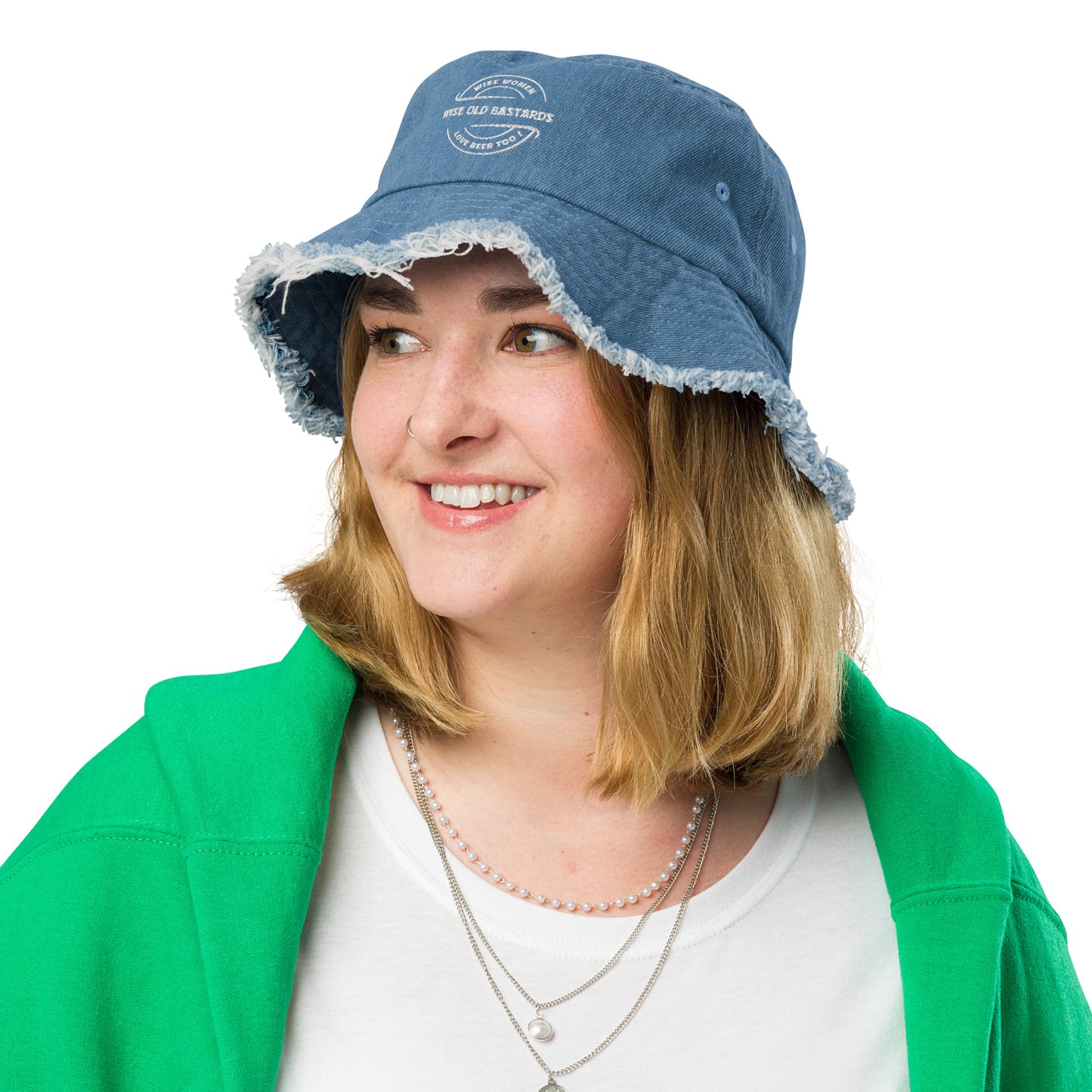 Women Love Beer ! denim bucket hat