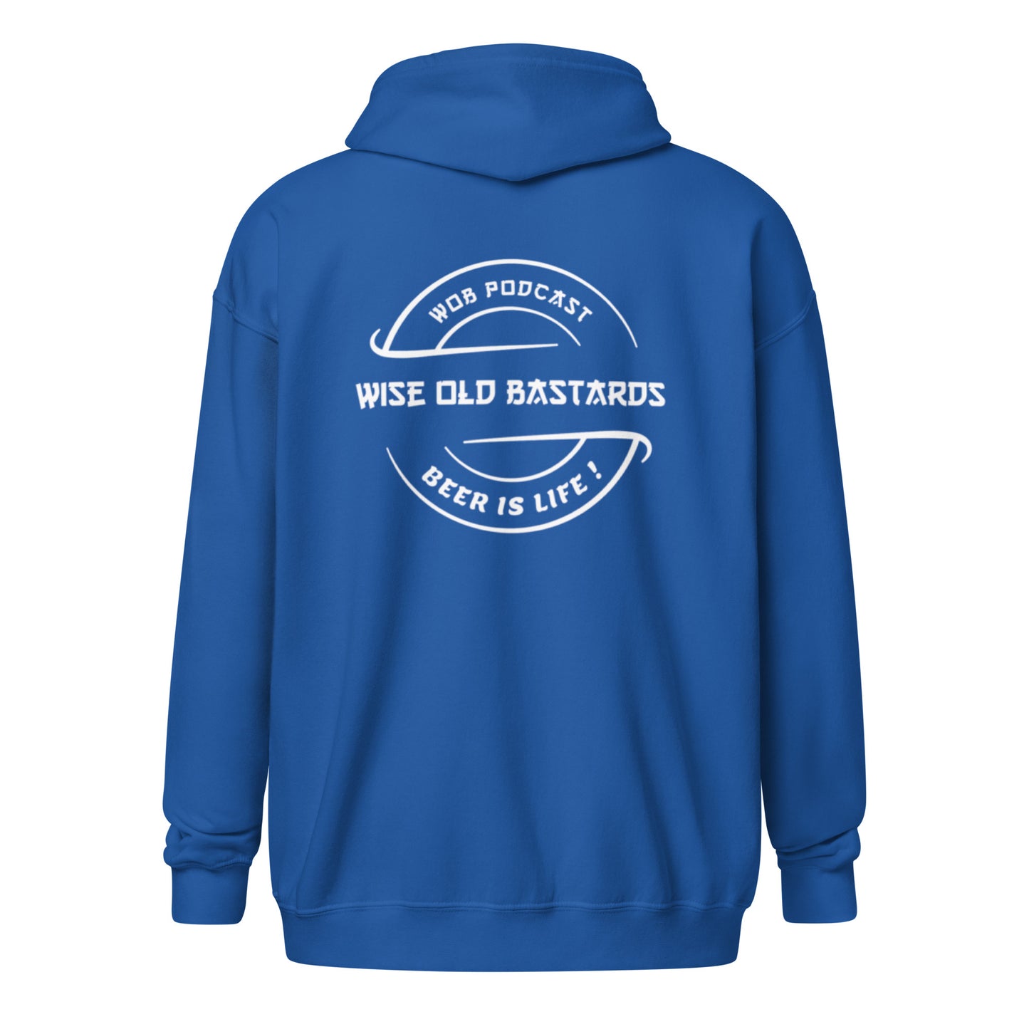 WOB heavy zip hoodie Beer is Life