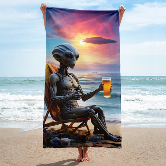 Alien Beach Towel