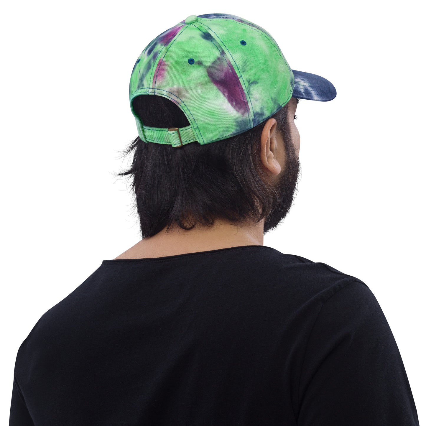 WOB checked Tie dye hat