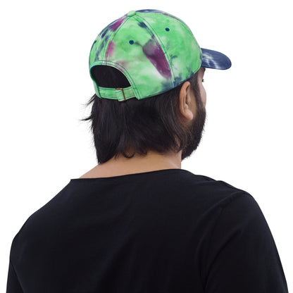 WOB checked Tie dye hat
